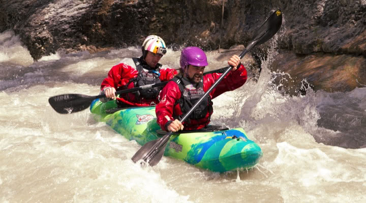 tandem kayak in Verdon gorge