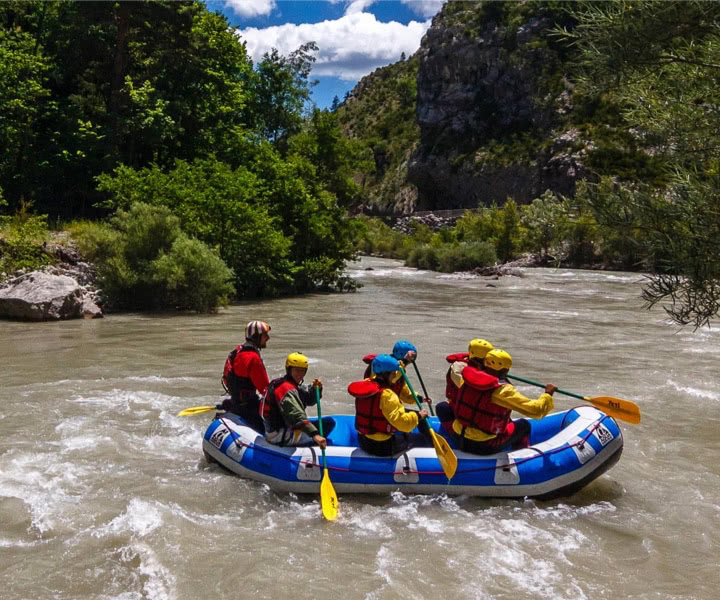 Visite en rafting d’un site naturel de l’UNESCO